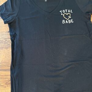 Torrid Black Cotton T-Shirt